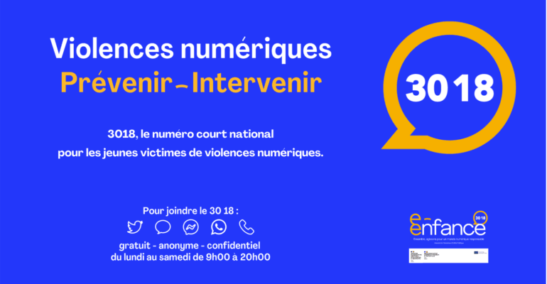 3018 : nouveau numéro national contre les violences numériques