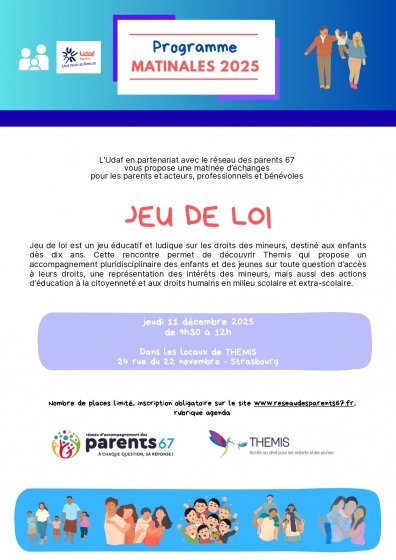 Matinale du réseau : Jeu de Loi