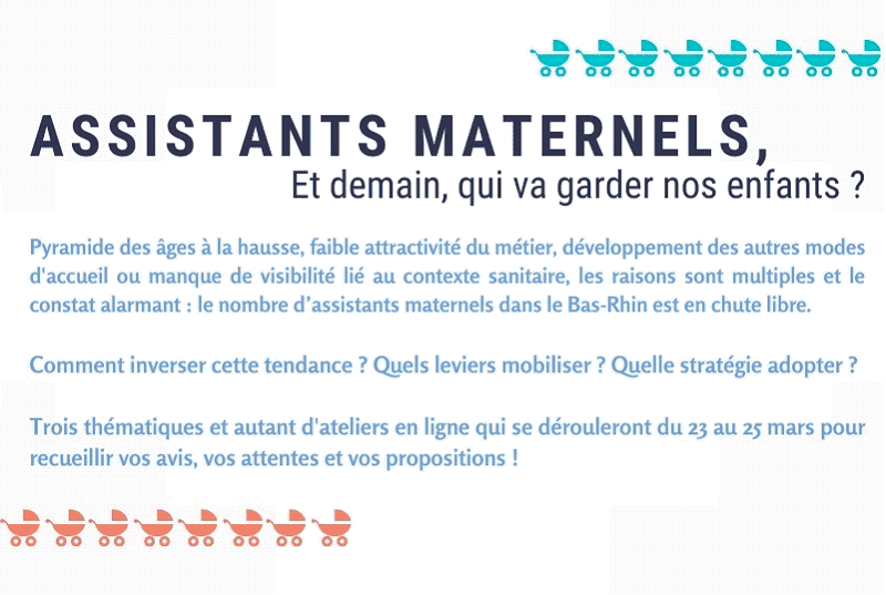 Ateliers participatifs : "Assistants maternels : et demain, qui va garder nos enfants ?"