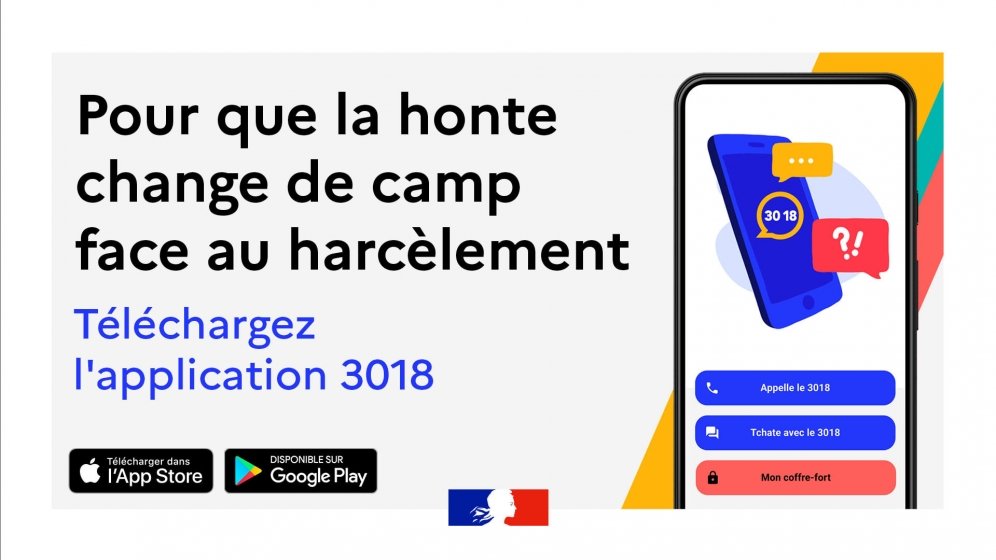 Cyberharcèlement : lancement de l’application 3018