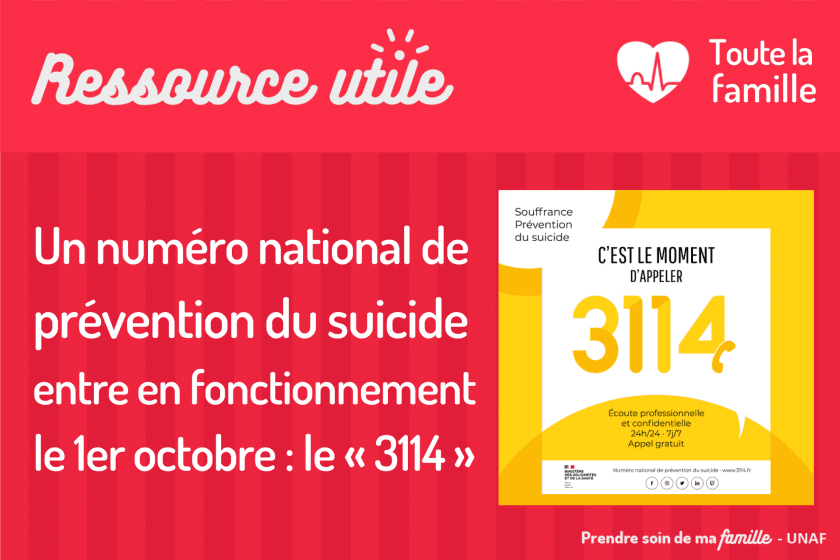 Lancement du 3114 : numéro national de prévention du suicide