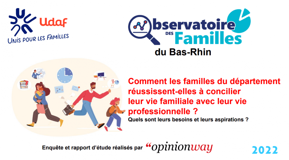 Observatoire des Familles 2022 : Comment les familles du département réussissent-elles à concilier leur vie familiale avec leur vie professionnelle ?