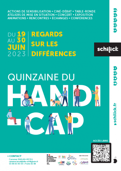 Quinzaine du handicap "Regards sur les différences" du 19 au 30 juin à Schiltigheim