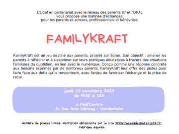 Matinale du réseau : FamilyKraft