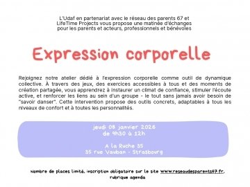 Matinale du réseau : Expression corporelle