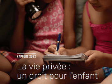 Rapport de la Défenseure des droits : « La vie privée : un droit pour l’enfant »