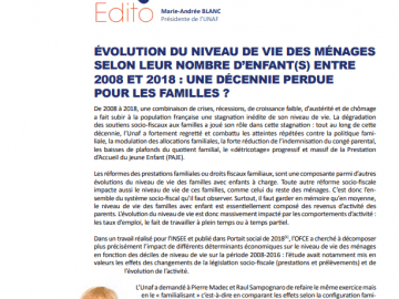 Comment stopper 10 ans de politique défavorable aux familles ? Publication de l’étude inédite Unaf-OFCE