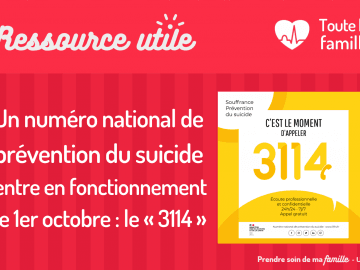 Lancement du 3114 : numéro national de prévention du suicide