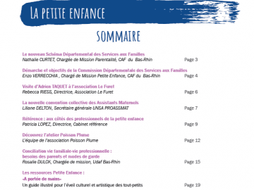 Lettre du Réseau n°16 : La Petite Enfance