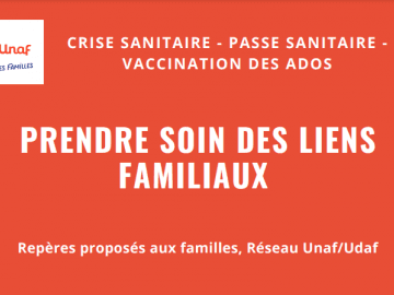 Prendre soin des liens familiaux : outil à destination des familles