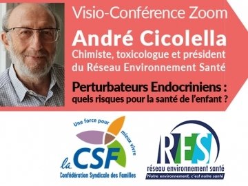 Webinaire en santé environnementale sur le thème “Perturbateurs Endocriniens : quels risques pour la santé de l’enfant ?”