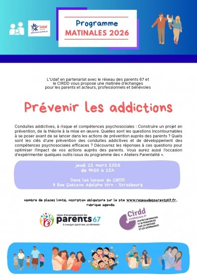 Matinale du réseau : Prévenir les addictions