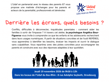 Matinale du réseau : Derrière les écrans, quels besoins ?