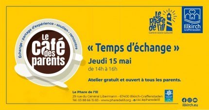 Le café des parents : « Temps d’échange »