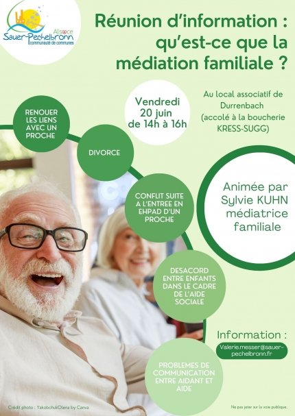 Réunion d’information : qu’est-ce que la médiation familiale