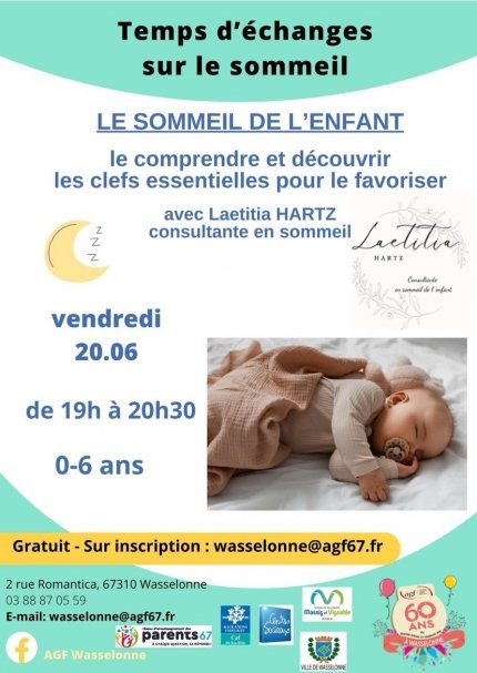 Temps d'échanges : Le sommeil de l’enfant