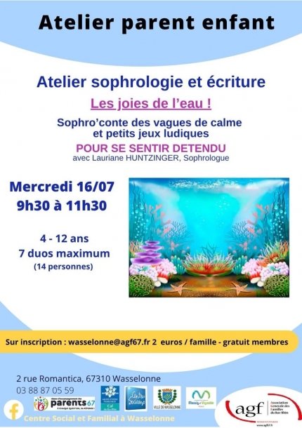 Atelier parent-enfant : Sophrologie et écriture