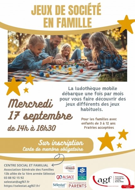 Jeux de société en famille