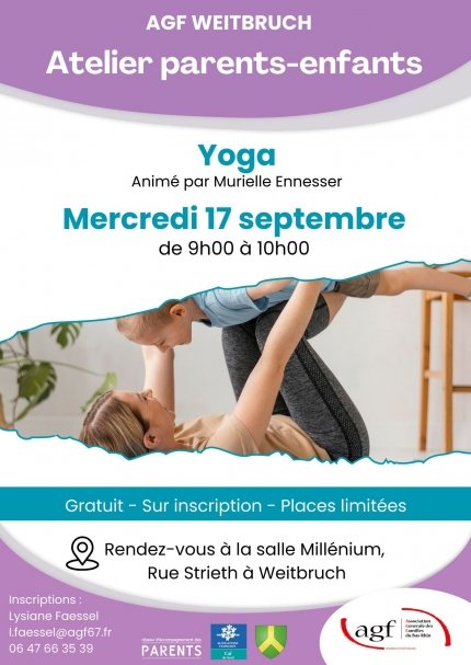Atelier parents-enfants : Yoga