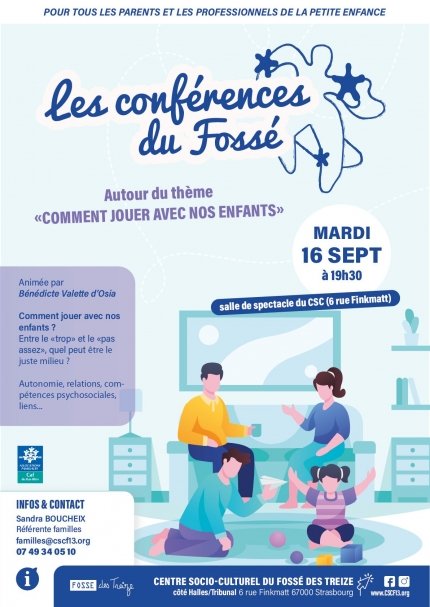 Conférence petite enfance : « Comment jouer avec nos enfants ? »