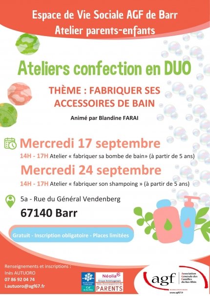 Atelier parents-enfants : confection en DUO