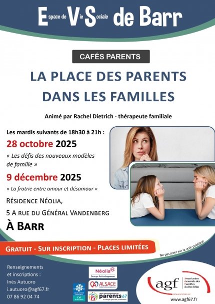 Café parents : Les défis des nouveaux modèles de famille