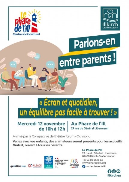 Parlons-en entre parents ! : Ecran et quotidien, un équilibre pas facile à trouver !