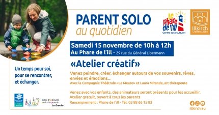 Parent solo au quotidien : Atelier créatif