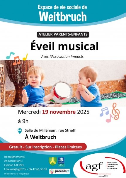 Atelier Parents-Enfants : Éveil musical