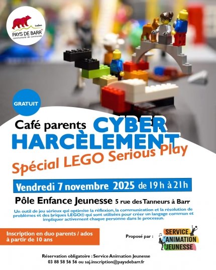 Atelier LEGO Serious Play : Cyber Harcèlement en duo parent/ado