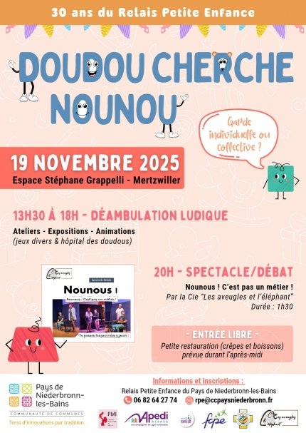 30 ans du Relais Petite Enfance du Pays de Niederbronn-les-Bains