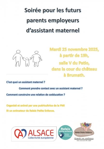 Soirée d'information pour les futurs parents employeurs d’assistants maternels