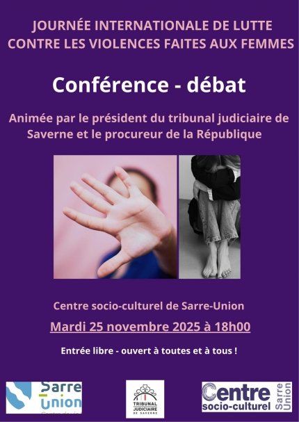 Conférence-débat : Lutte contre les violences faites aux femmes