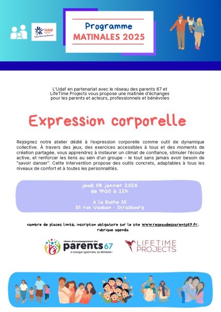 Matinale du réseau : Expression corporelle