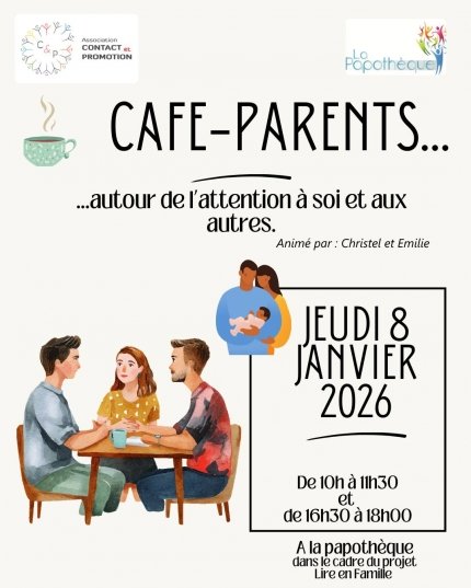 Café-parents… autour de l’attention à soi et aux autres