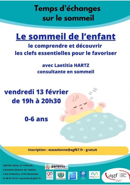 Café Parents spécial sommeil de l’enfant (0–6 ans)