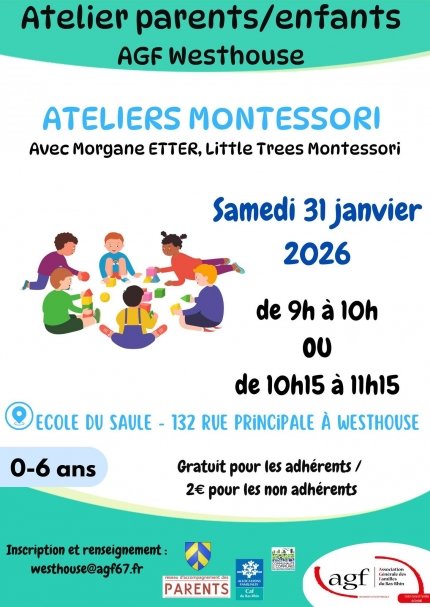 Atelier Montessori parents/enfants