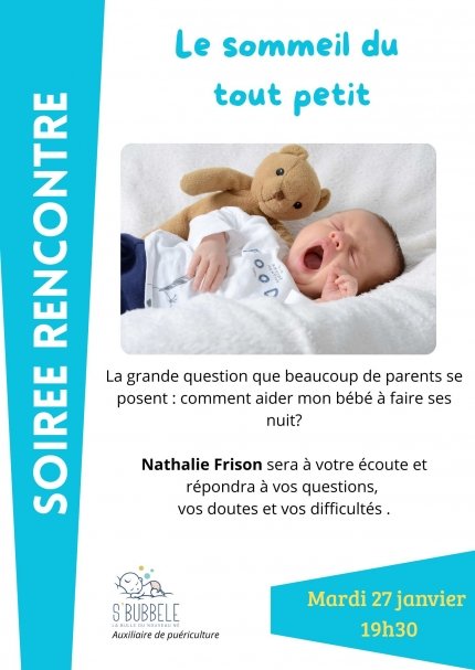 Soirée-rencontre : Le sommeil du tout-petit