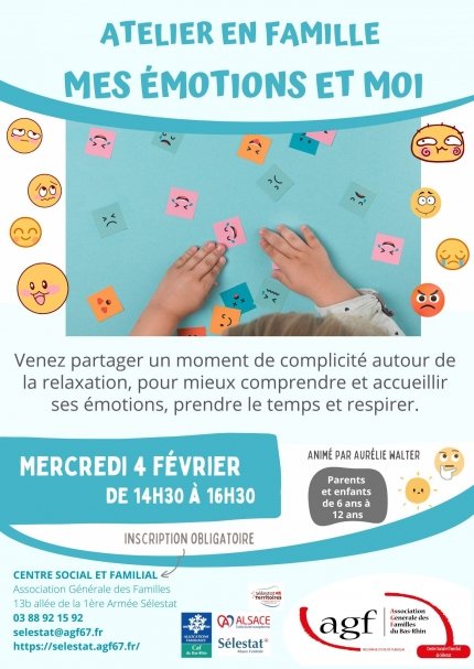 Atelier parents-enfants : Accueillir ses émotions
