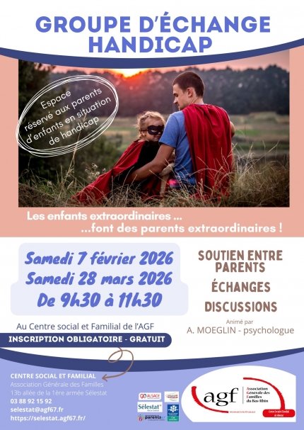 Atelier parents d’enfants en situation de handicap