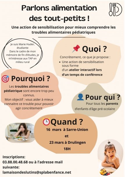 Parlons alimentation des tout-petits