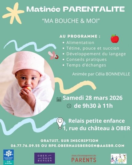Matinée parentalité : Ma bouche & moi