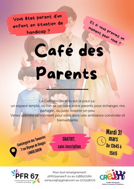 Café des Parents d’enfants en situation de handicap