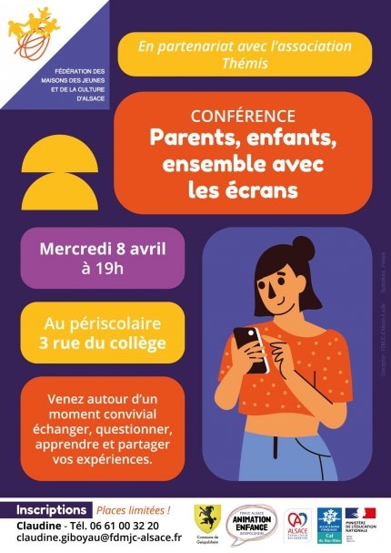 Conférence : Parents, enfants, ensemble avec les écrans
