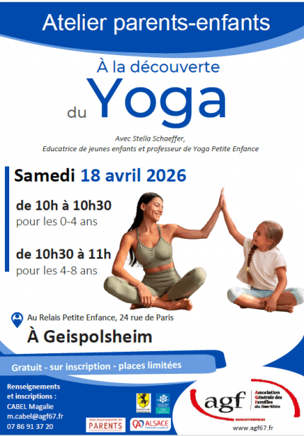 Atelier parents-enfants : A la découverte du yoga