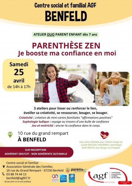 Parenthèse zen : en duo parents-enfants