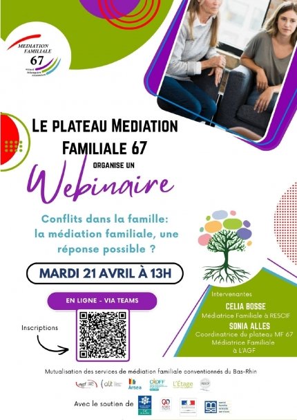 Webinaire - Conflits dans la famille : la médiation familiale, une réponse possible ?