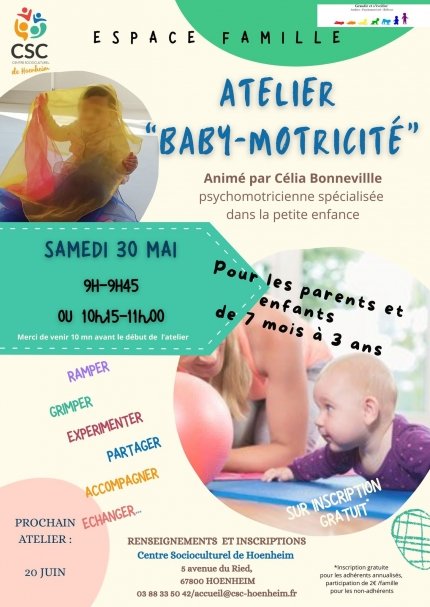 Atelier baby-motricité