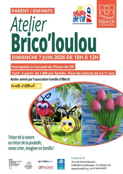 Atelier parent-enfants Brico’loulou