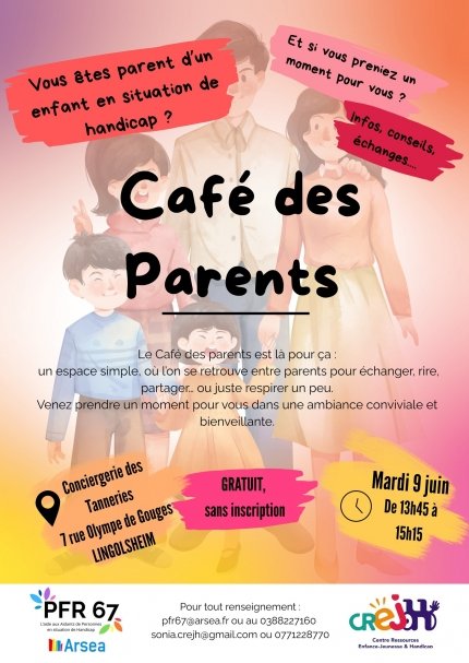 Café des Parents d’enfants en situation de handicap